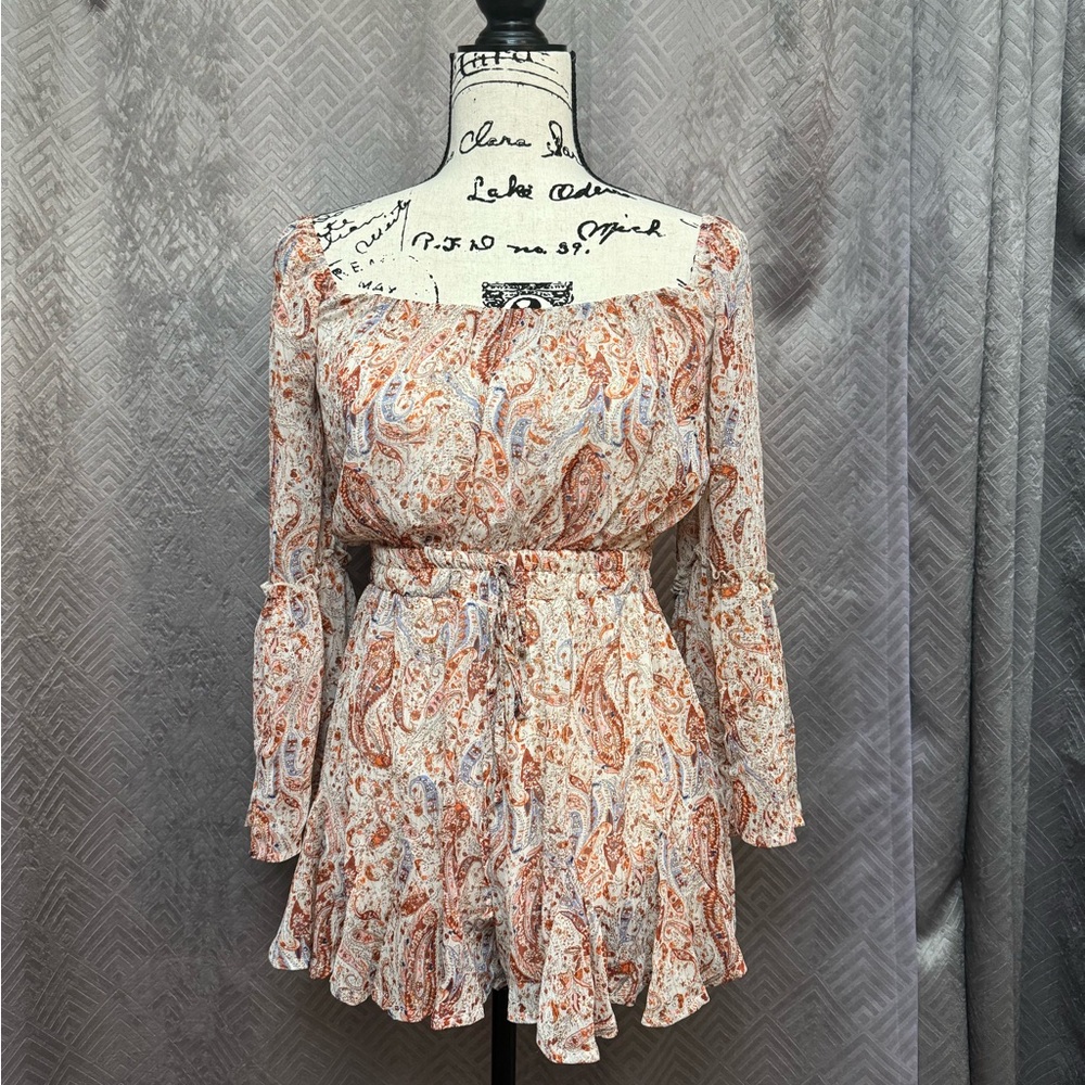 Francesca’s Paisley Romper